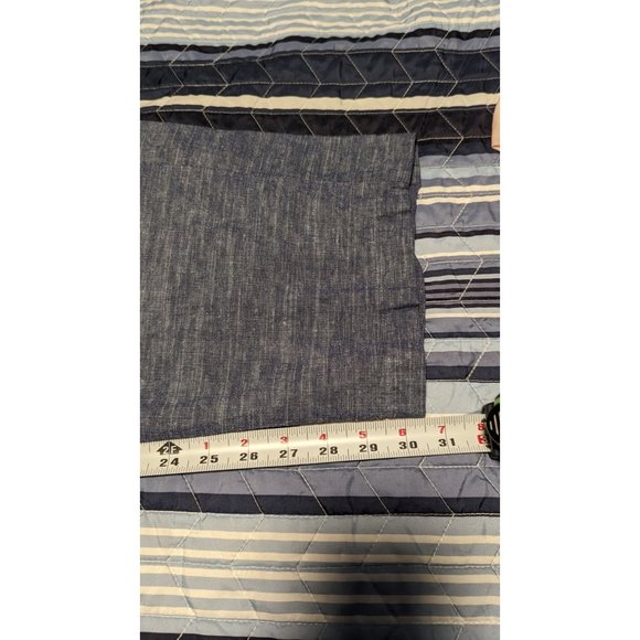 Paulo Solari Modern Fit Sz 40"x30.5" Linen Blend Lightweight Blue Casual Pants - Picture 10 of 11